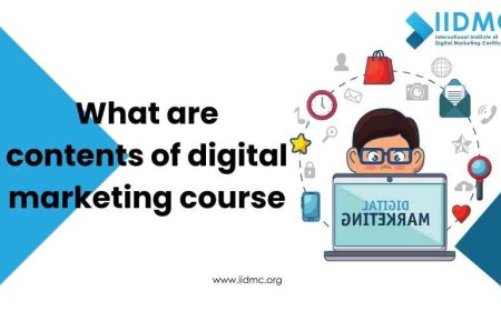 What are contents of digital marketing course